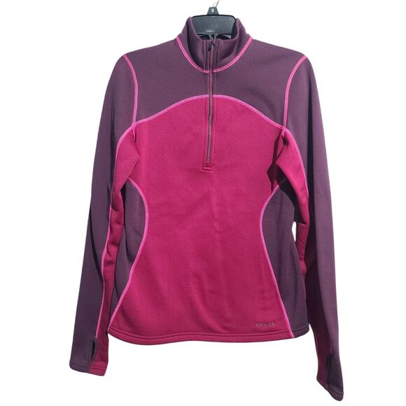 Patagonia Pink Capilene 4 Expedition Zip-Neck Pullover Size S - Picture 1 of 5